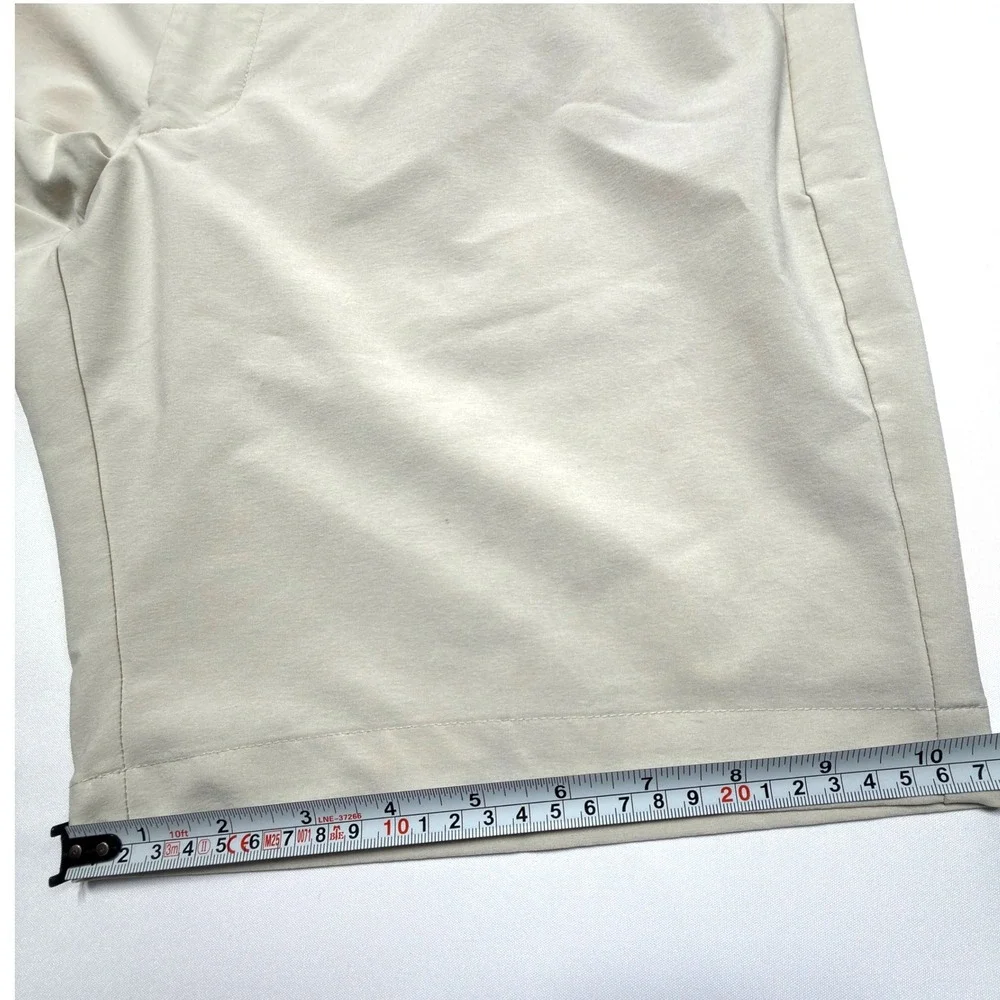 G/FORE Maverick 4-Way Stretch Golf Shorts Men's 36 Beige Khaki Performance